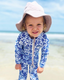 SIDNEY SUN SAFE KIDS SWIMWEAR SUIT - SANTORINI