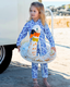 SIDNEY SUN SAFE KIDS SWIMWEAR SUIT - SANTORINI