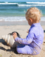 SIDNEY FULL COVERAGE KIDS SWIM SUIT - SEASHORE