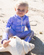 SIDNEY FULL COVERAGE KIDS SWIM SUIT - SEASHORE