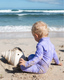 SIDNEY FULL COVERAGE KIDS SWIM SUIT - SEASHORE