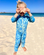 SIDNEY FULL COVERAGE KIDS SWIM SUIT - EVERYTHING'S SALTY