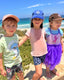 MERMAID FADED ADULT & KIDS CAPS - 2 COLOURS