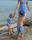 LOLA KIDS SURF SUIT - SANTORINI
