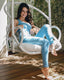 7/8 LEGGINGS - BABY BLUE