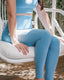 7/8 LEGGINGS - BABY BLUE