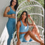 7/8 LEGGINGS - BABY BLUE