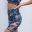 tie dye biker shorts high waist pockets luxe
