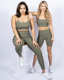 BIKER SHORTS - OLIVE