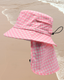 SURF HAT - PINK GINGHAM