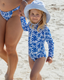 LOLA KIDS SURF SUIT - SANTORINI