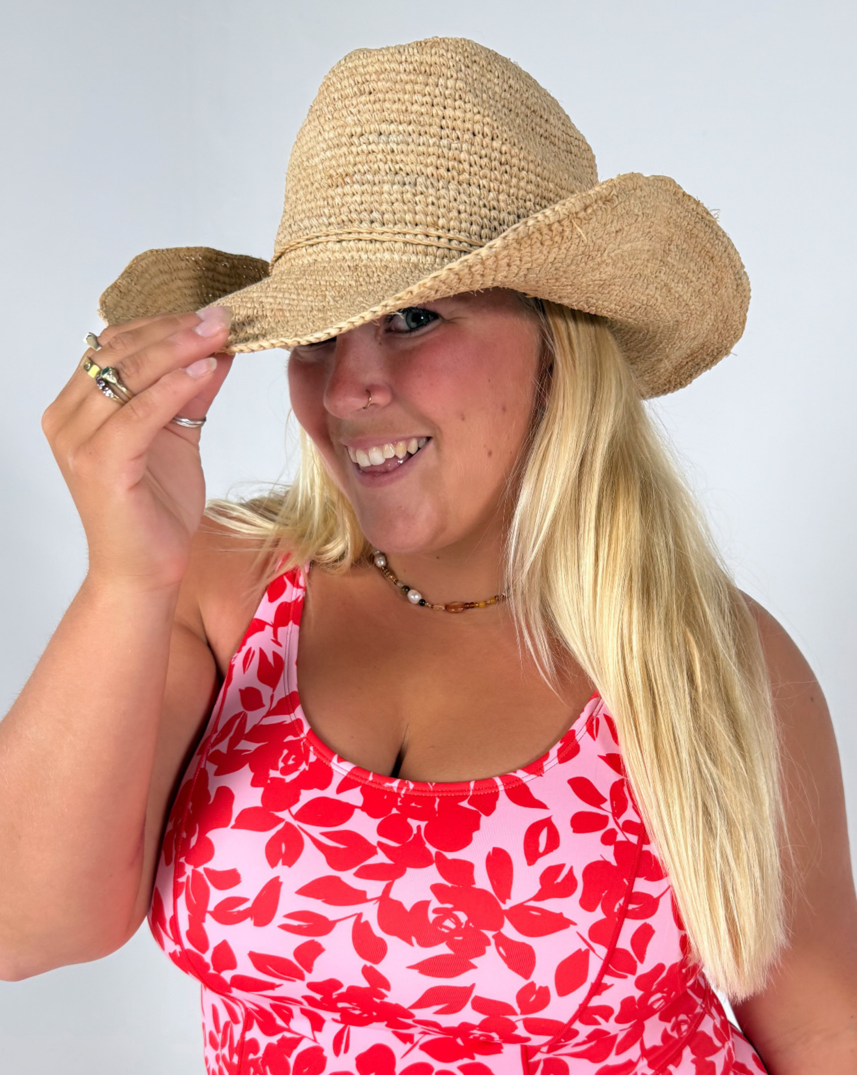 Raffia Cowboy Hat