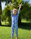 SIDNEY LONG LEG KIDS SUIT - SANTORINI