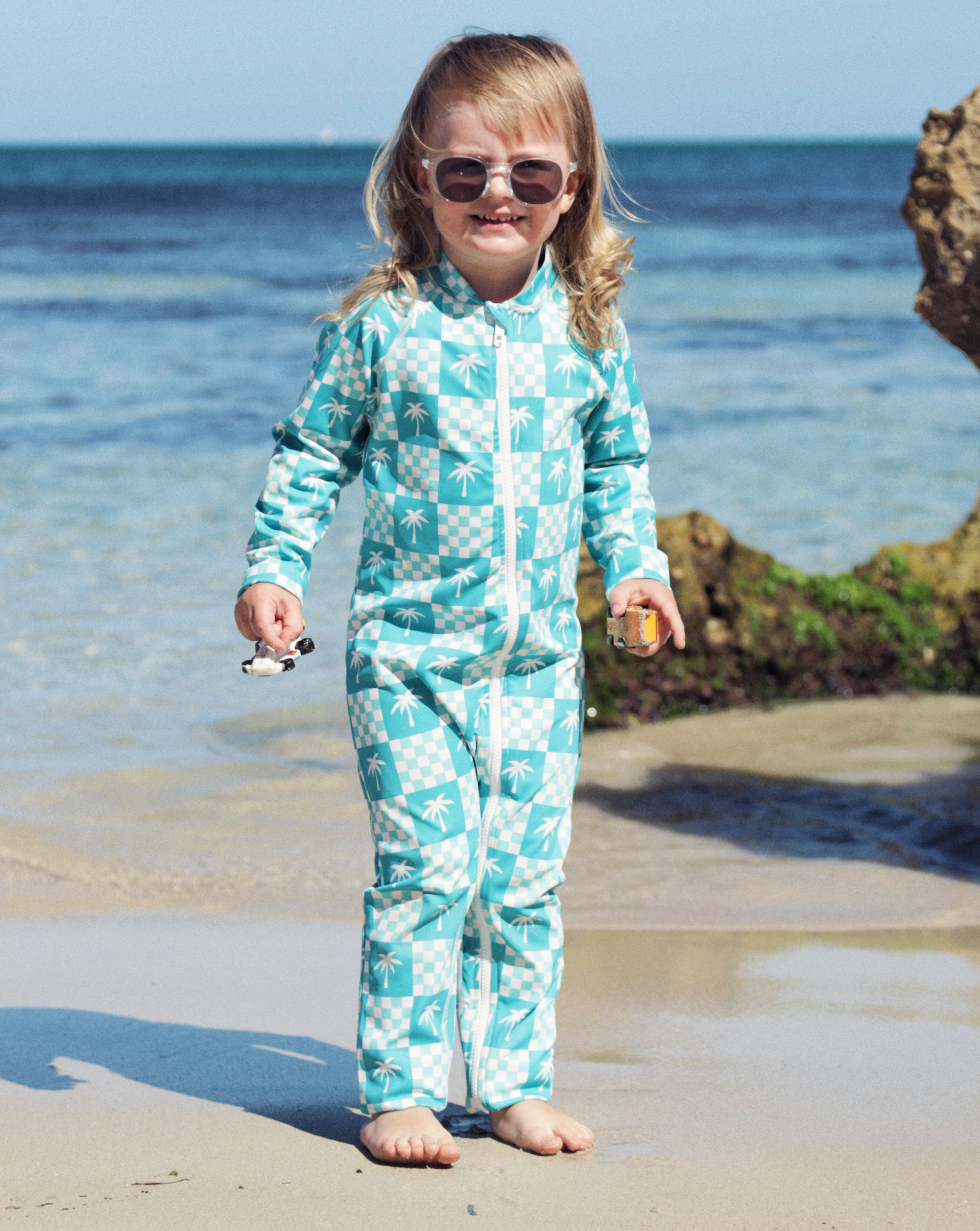 Sidney Full Coverage Kids Swim Suit – Palms