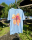 HIBISCUS TEE - POWDER BLUE