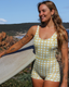 HARPER SHORTY SURF SUIT - BEACH BLOSSOM