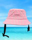 SURF HAT - PINK GINGHAM