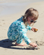 SIDNEY FULL COVERAGE KIDS SWIM SUIT - PALMS