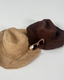 RAFFIA COWBOY HAT - 2 COLOURS