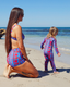 SIDNEY FULL COVERAGE KIDS SWIM SUIT - SOLARA ROUGE