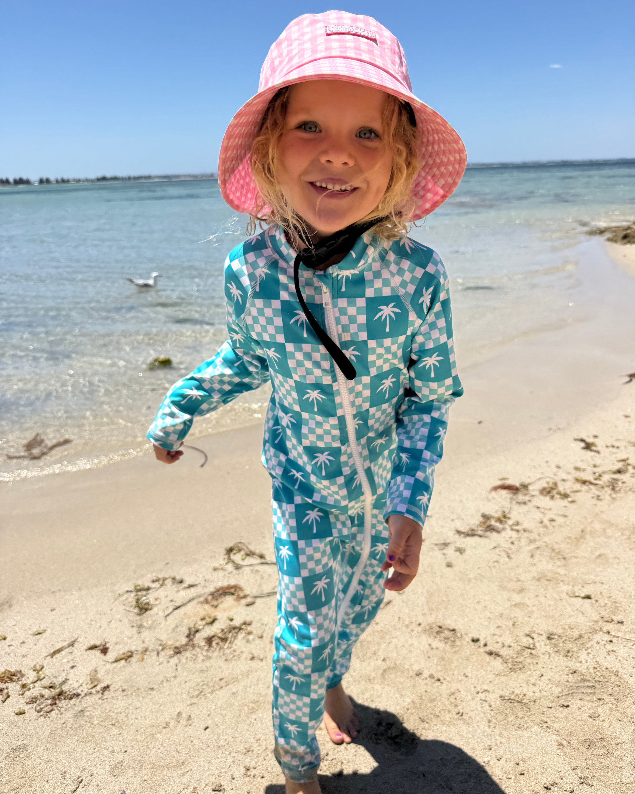 Sidney Full Coverage Kids Swim Suit – Palms