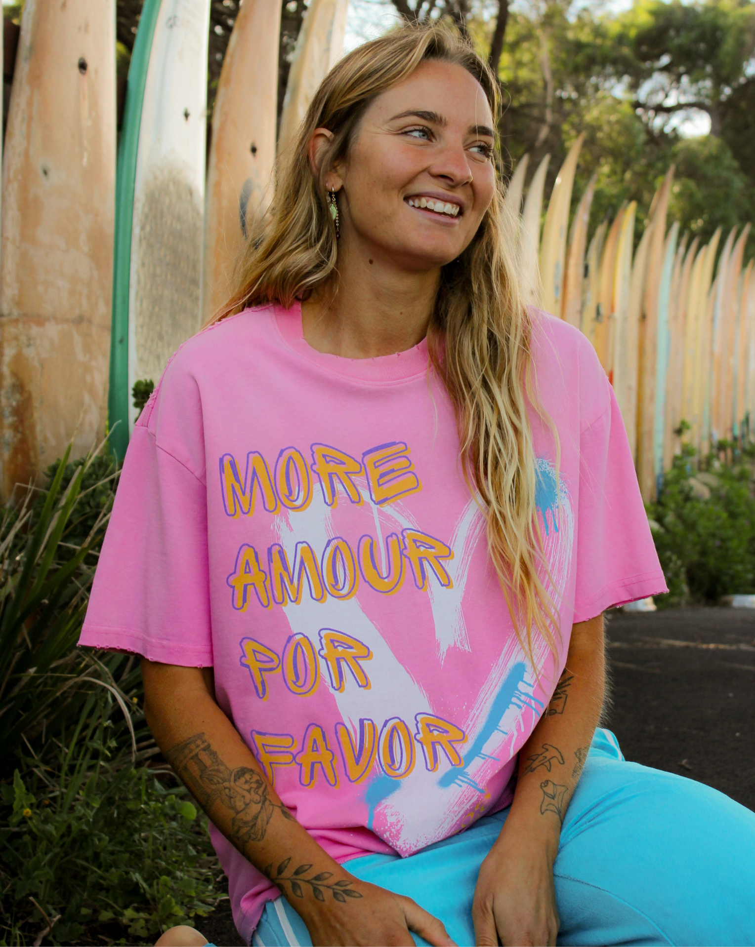 More Amour Tee – Pink
