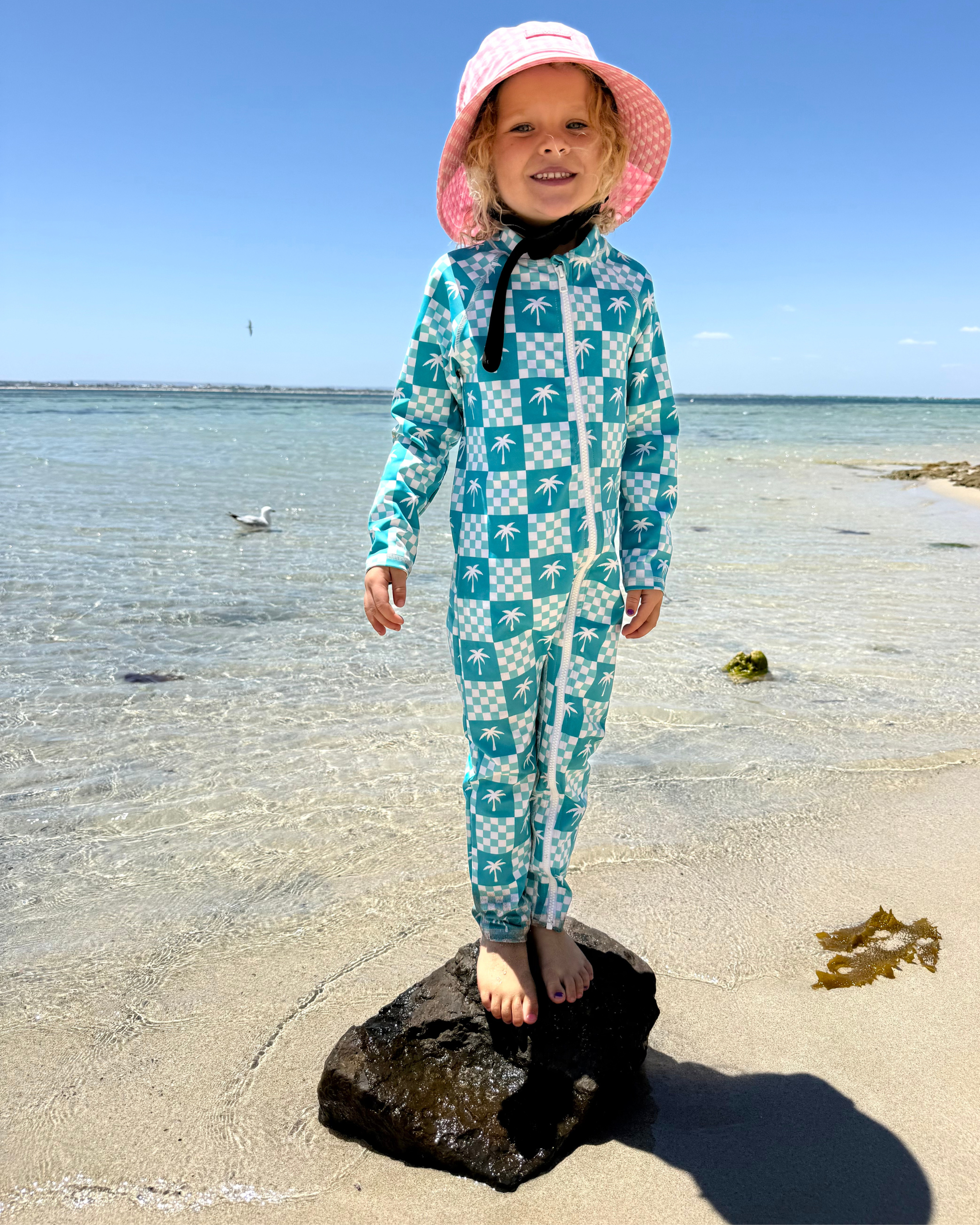 Sidney Full Coverage Kids Swim Suit – Palms