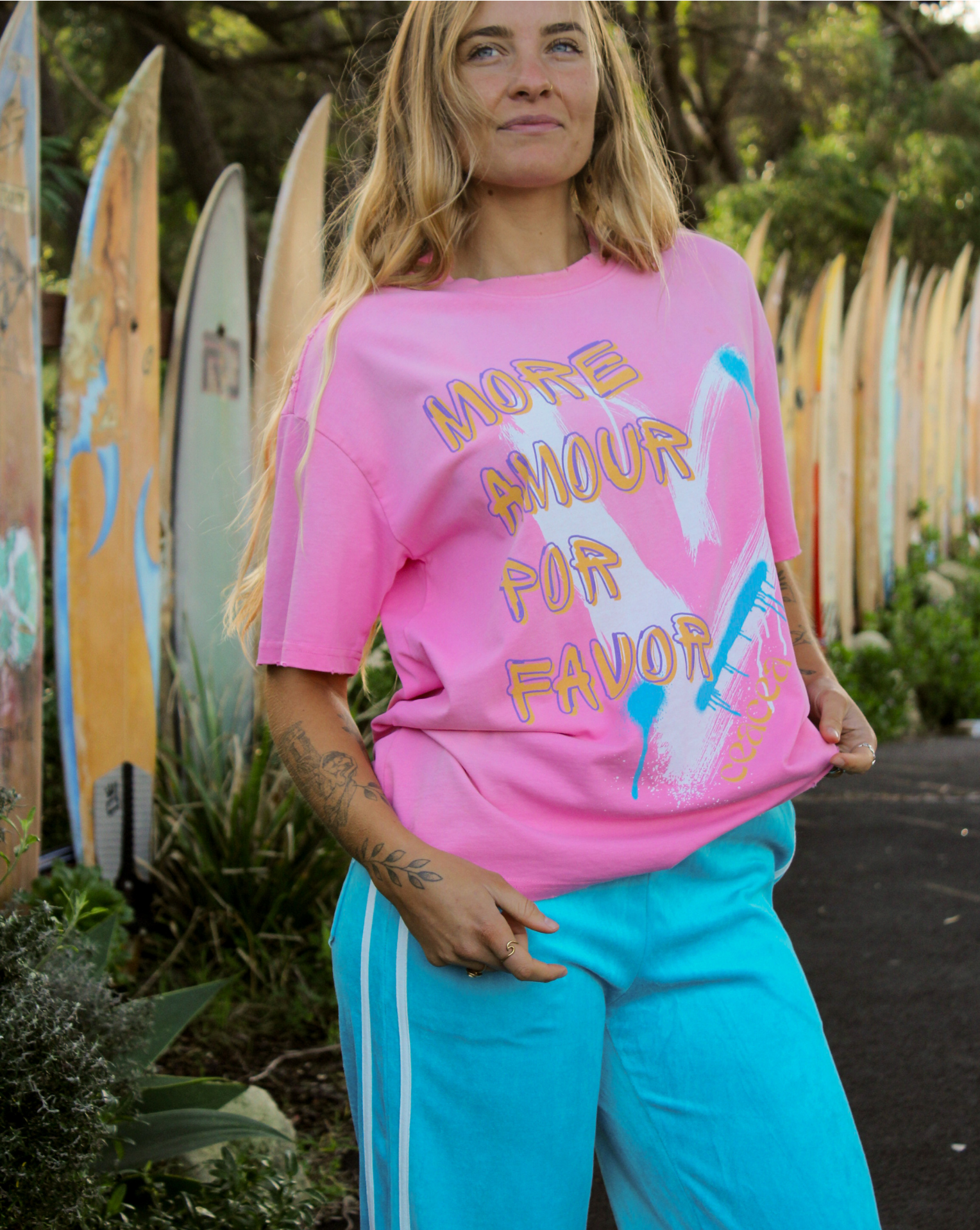 More Amour Tee – Pink