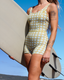 HARPER SHORTY SURF SUIT - BEACH BLOSSOM