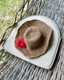 RAFFIA COWBOY HAT - 2 COLOURS