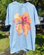 HIBISCUS TEE - POWDER BLUE