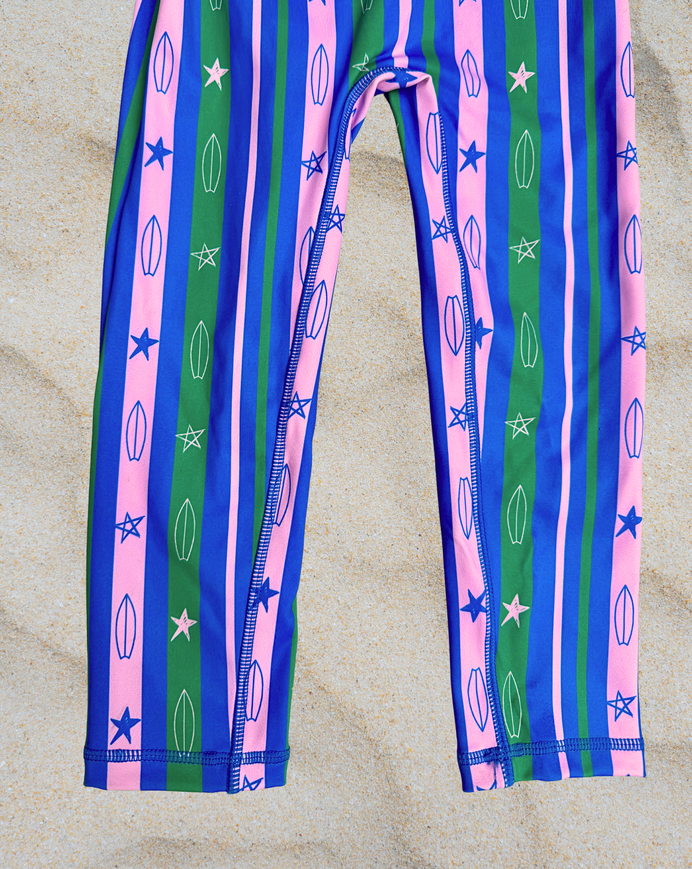 Sidney Full Coverage Kids Swim Suit – Surfer Stripes