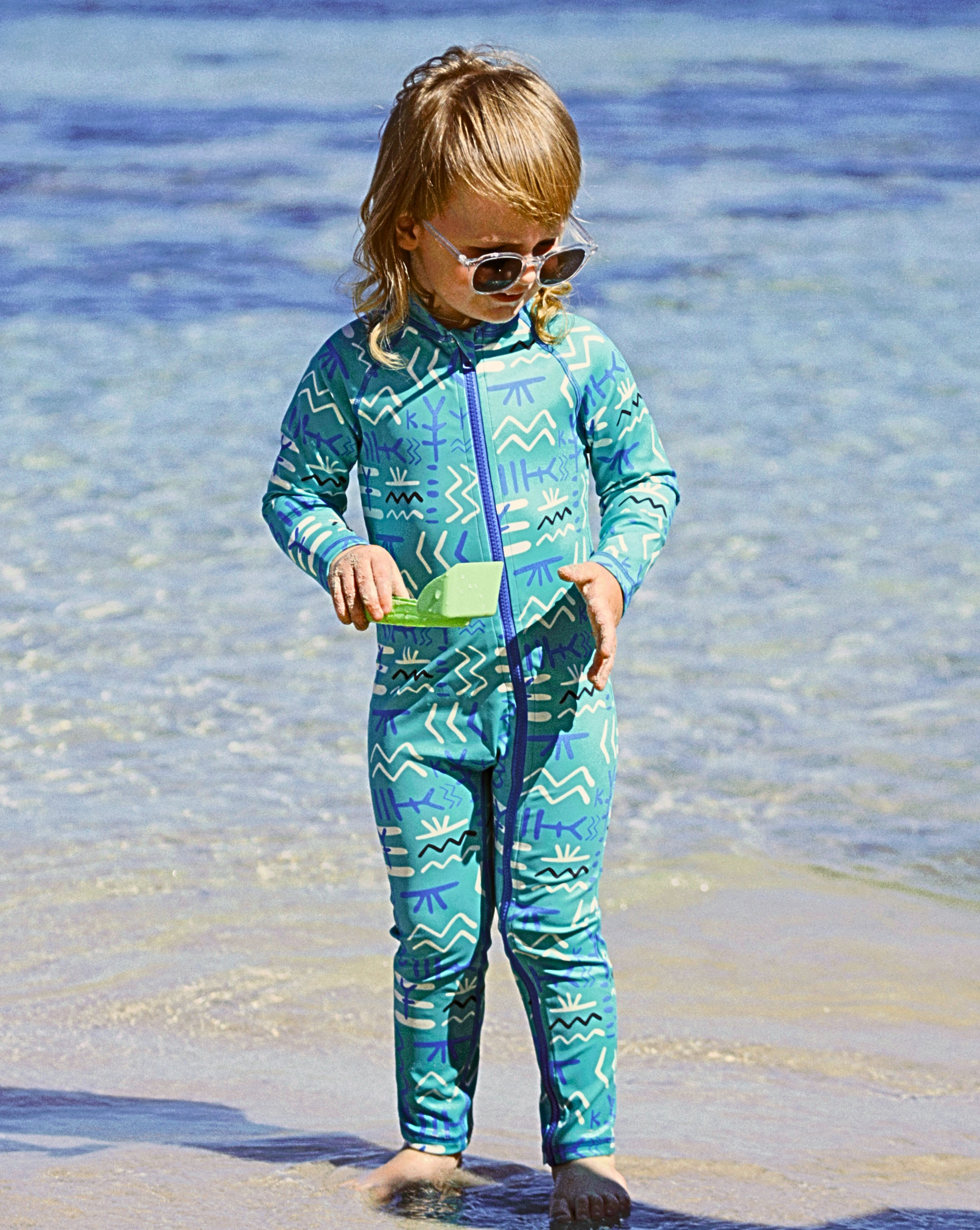 Sidney Full Coverage Kids Swim Suit – Zig Zag
