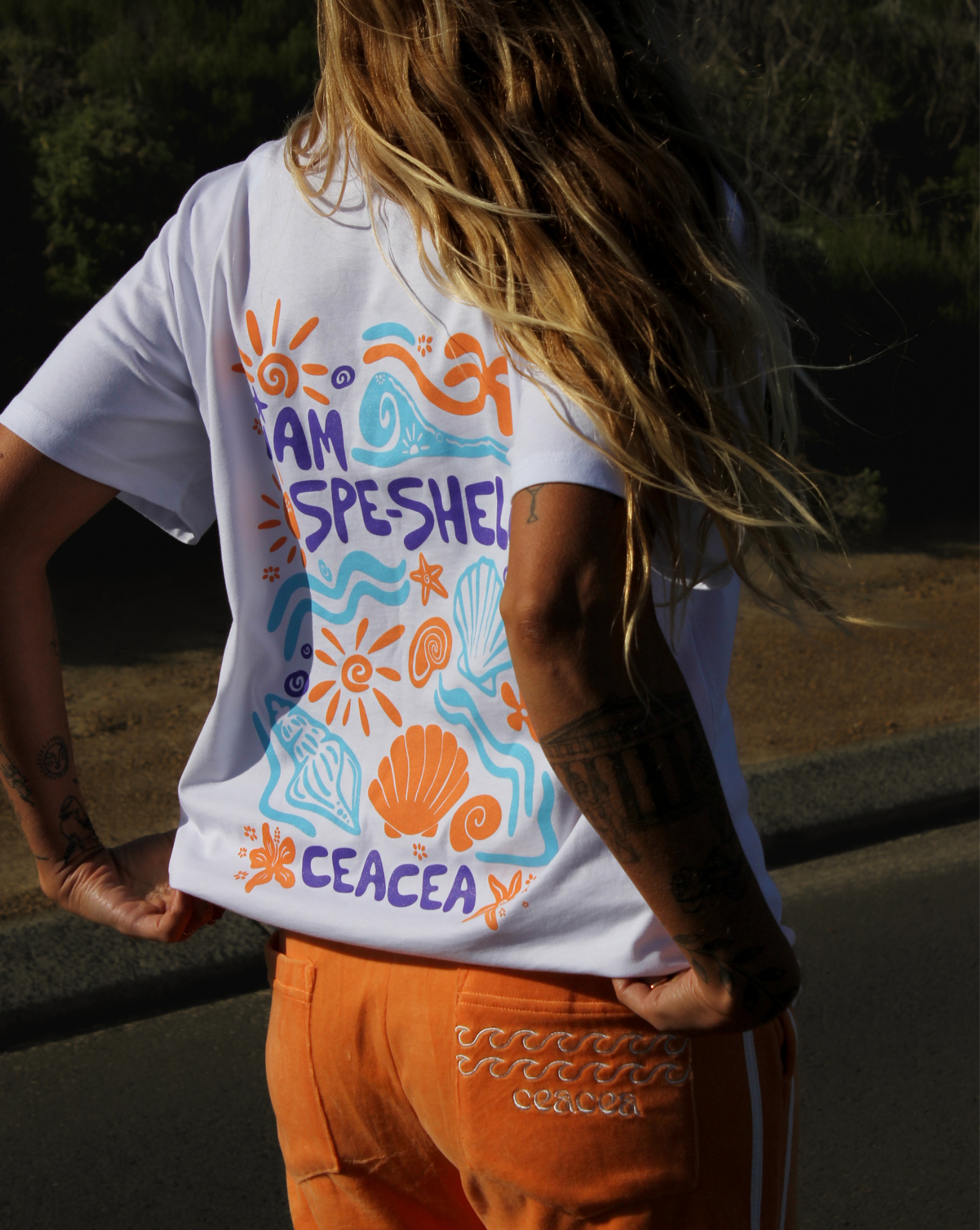 Spe-Shell Tee – White