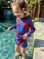 KIDS SWIM SHORTS - SOLARA ROUGE
