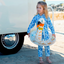 SIDNEY LONG LEG KIDS SUIT - SANTORINI