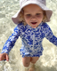 LOLA KIDS SURF SUIT - SANTORINI