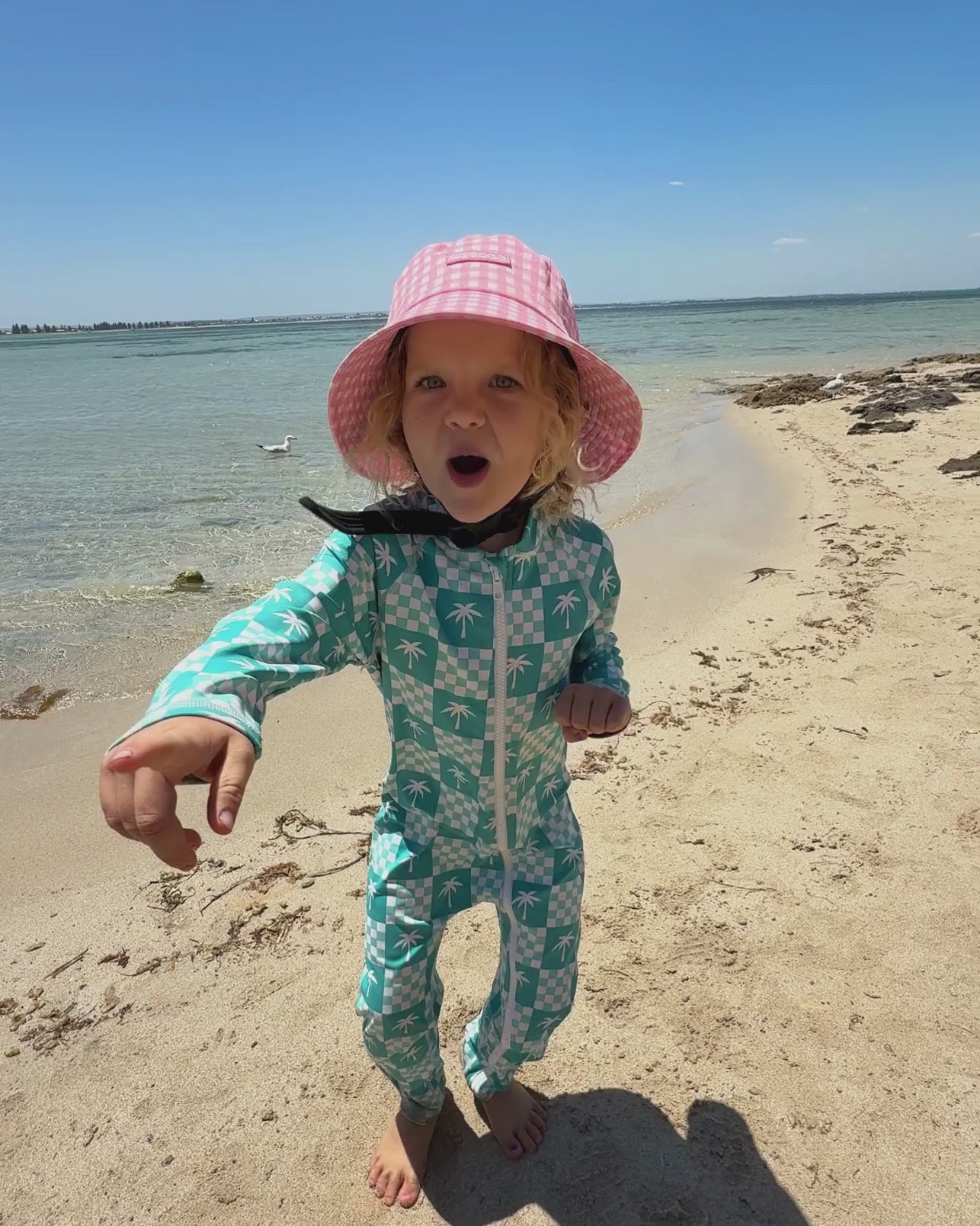 Sidney Full Coverage Kids Swim Suit – Palms