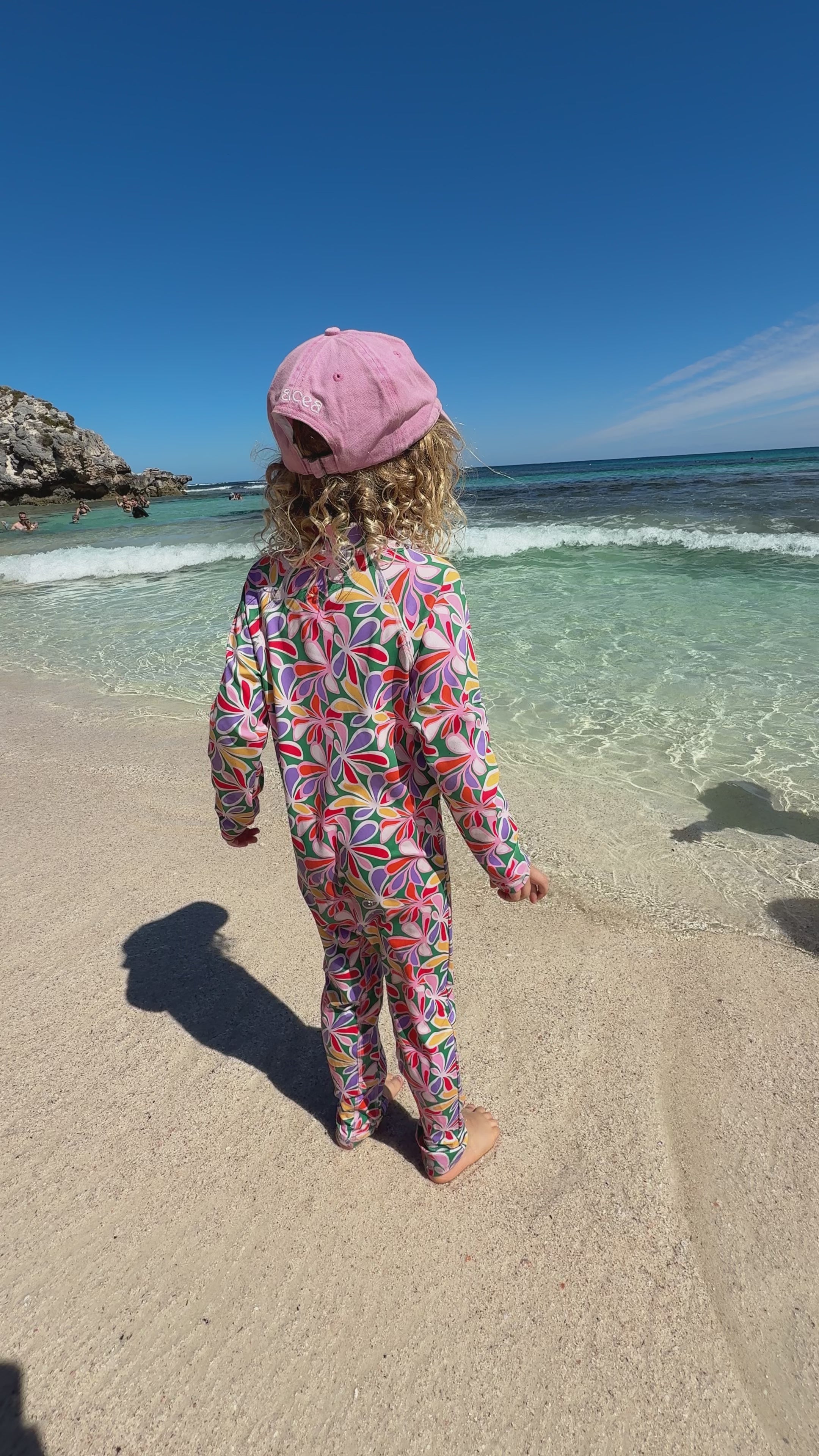 Sidney Full Coverage Kids Swim Suit – Tropicana