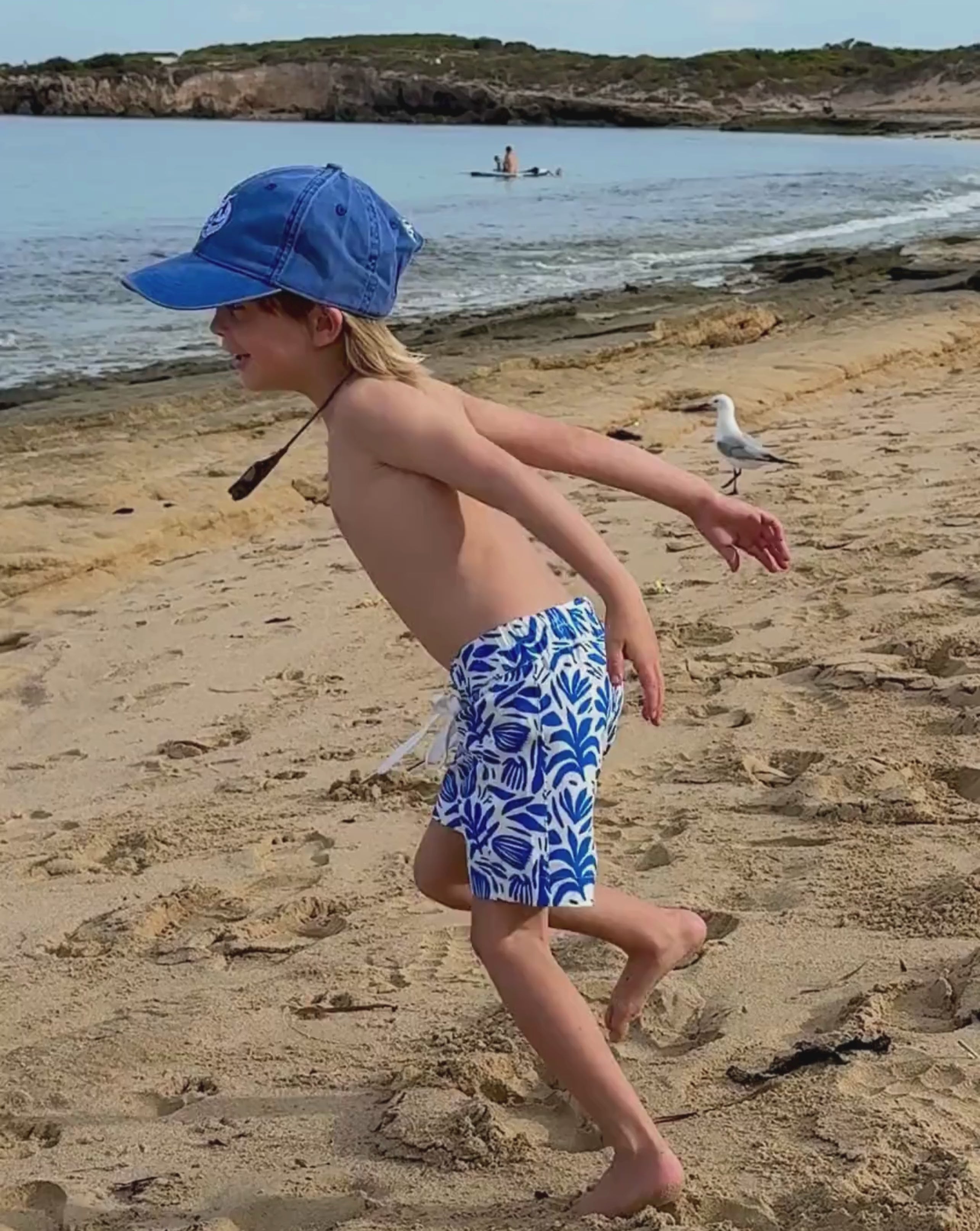 Eddie Boys Swim Shorts – Santorini