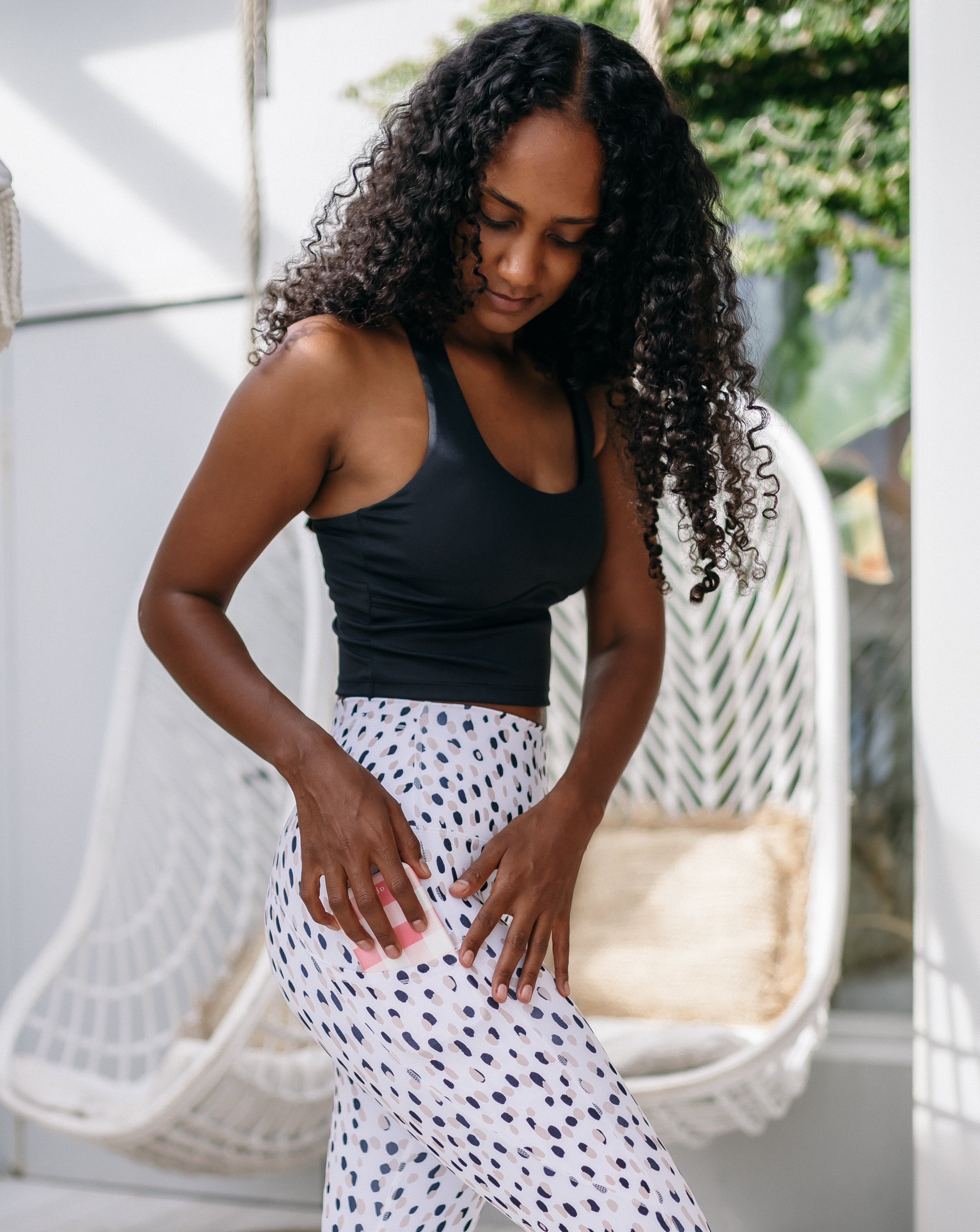 7/8 Leggings – Pebble