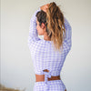 ISLA RASHIE - LILAC GINGHAM