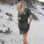 THE INDI DRESS - GREEN